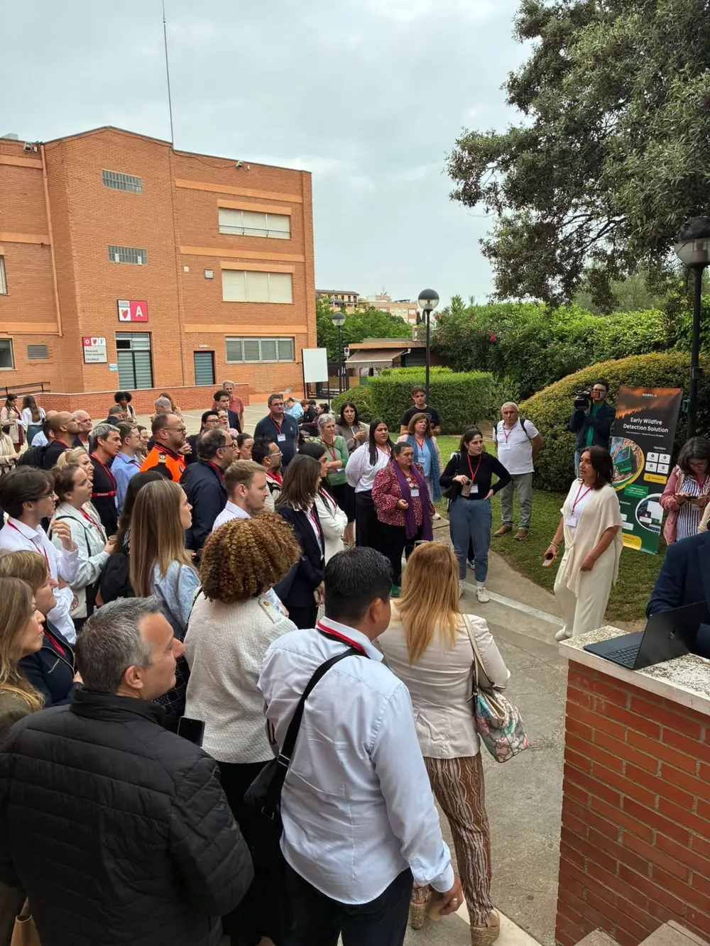 Demo langsung deteksi kebakaran hutan di RESIST Valencia 2026